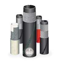 Hot water and steam hoses