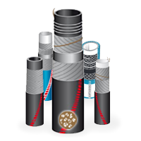 Material handling hoses